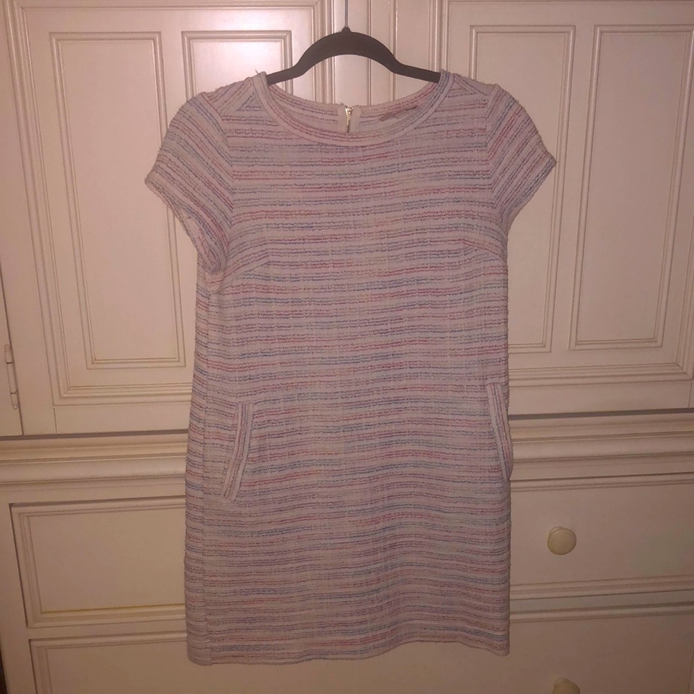 LOFT Boucle Dress! Multicolored pastels! Size XSPetite